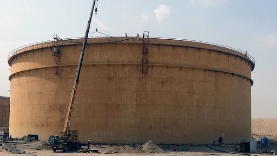 مخزن نفت خام - عراق ، عمان ، قطر - اتحاد بتن سرخ - Crude Oil
